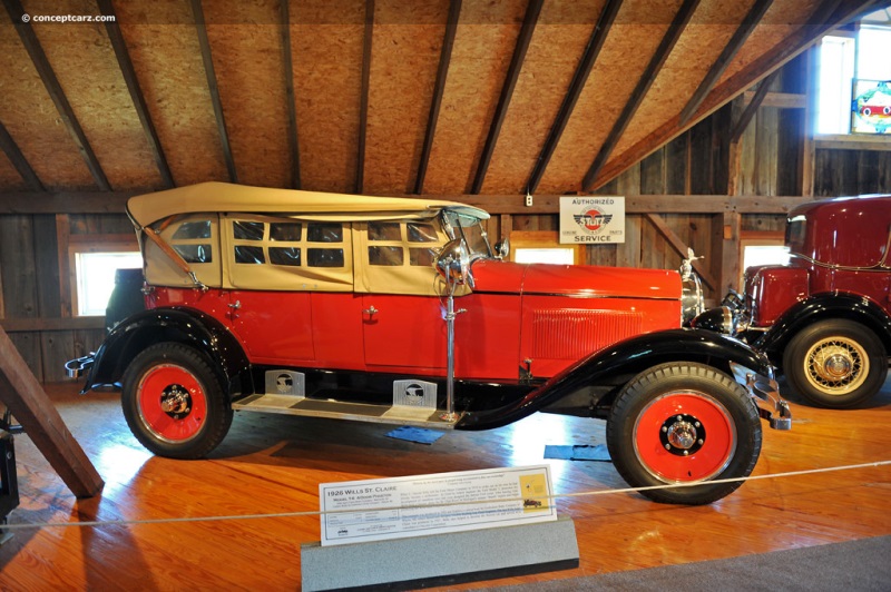 1926 Wills Sainte Claire T-6 vehicle information